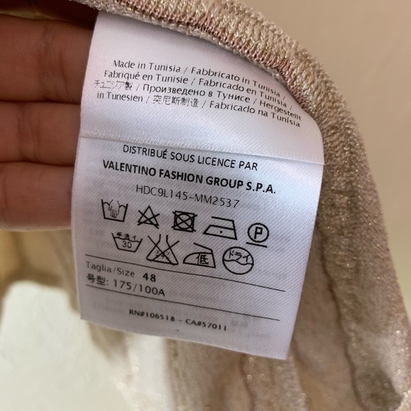 MISSONI Sz 48 EUR USA 12 NEW LUREX DRESS GOLD NWT - Picture 10 of 14